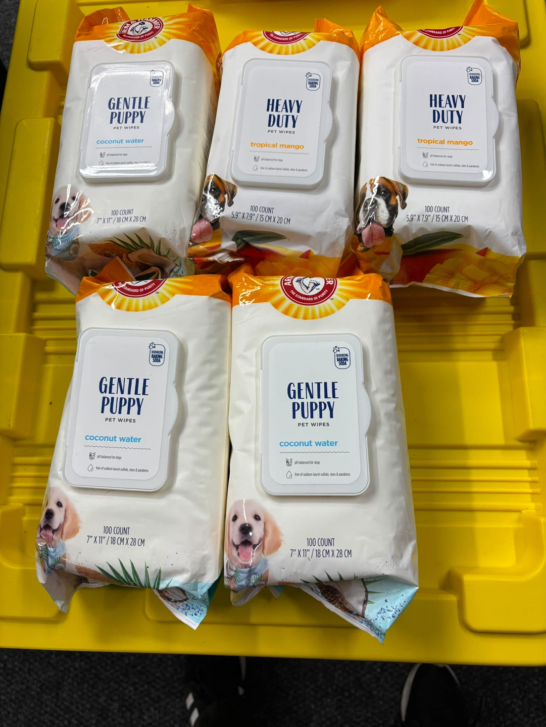 Gentle Puppy & Heavy Duty Pet Wipes - 5 Packs - photo 2