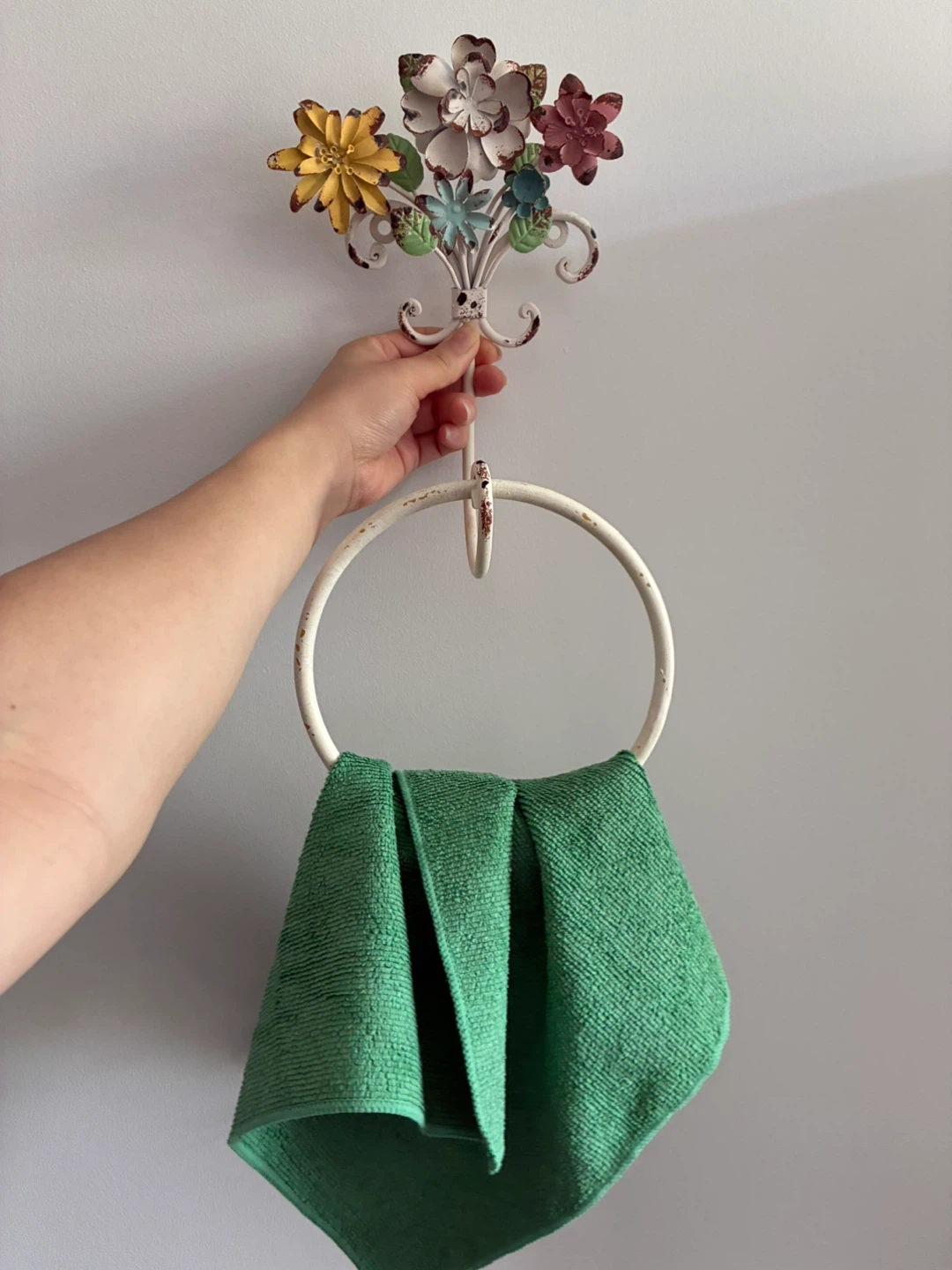 Vintage look Decorative Wall Mounted Towel Holder