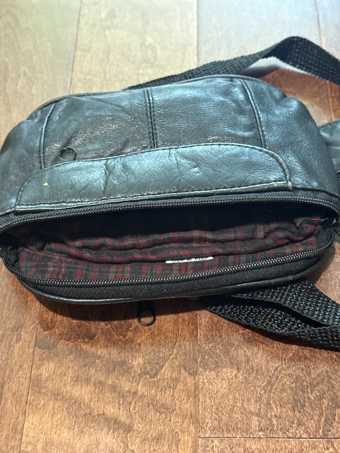 Black Leather Fanny Pack - photo 4