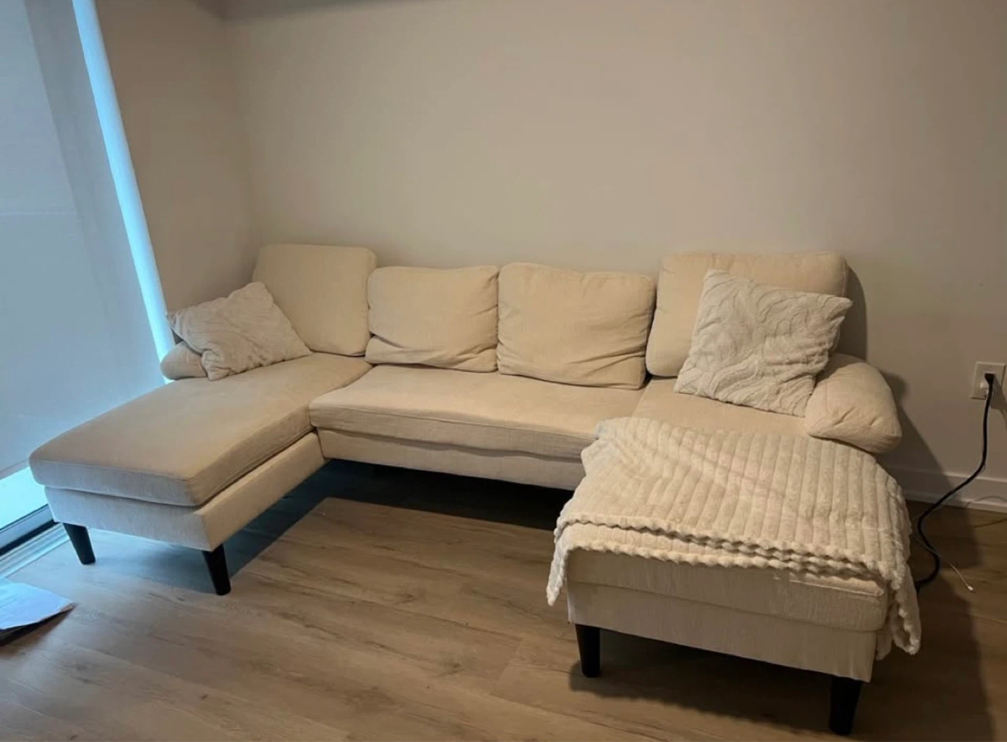 U SHAPED BEIGE COUCH - photo 4