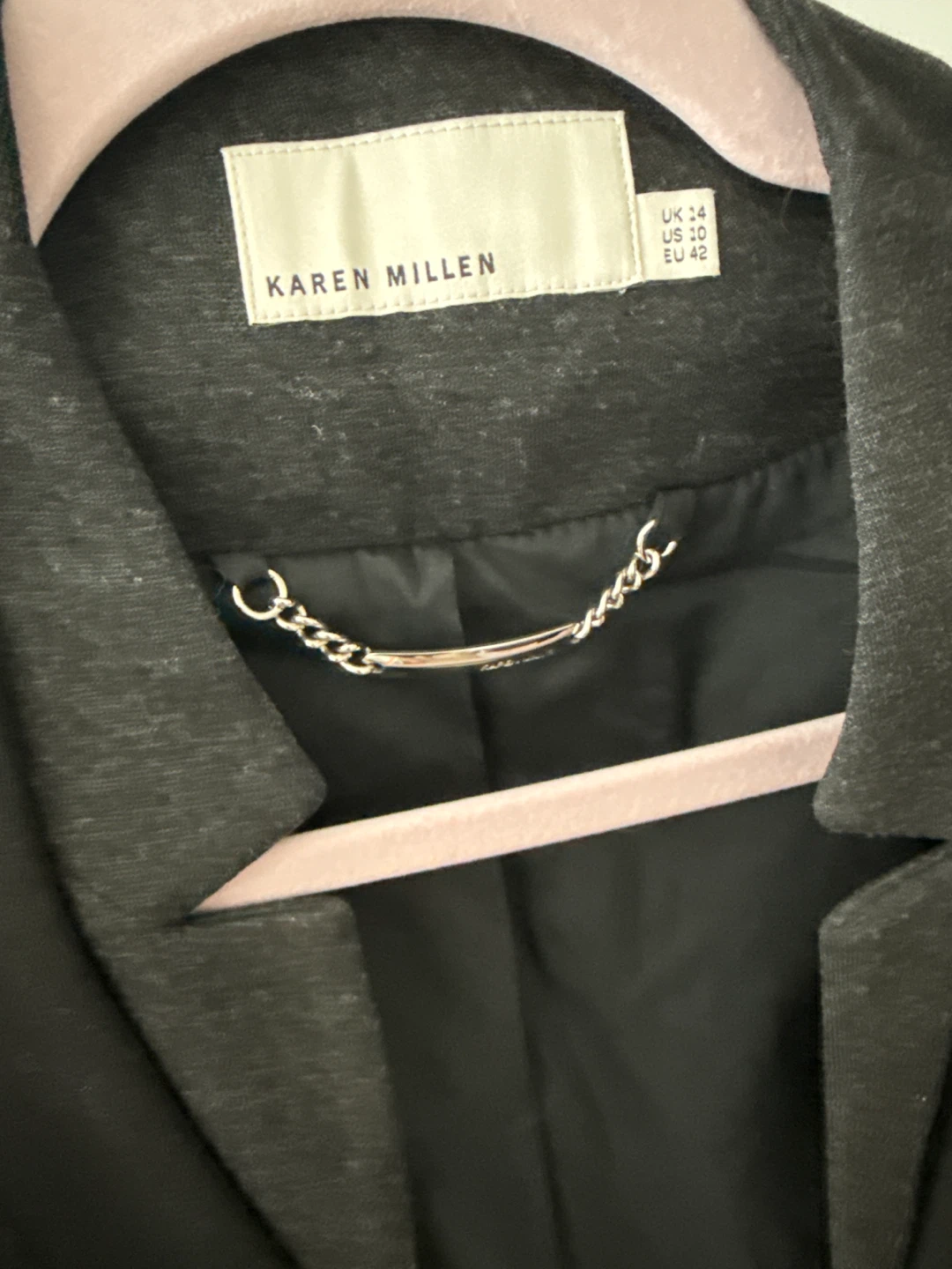 Karen Millen Grey Blazer - UK 14 - photo 3
