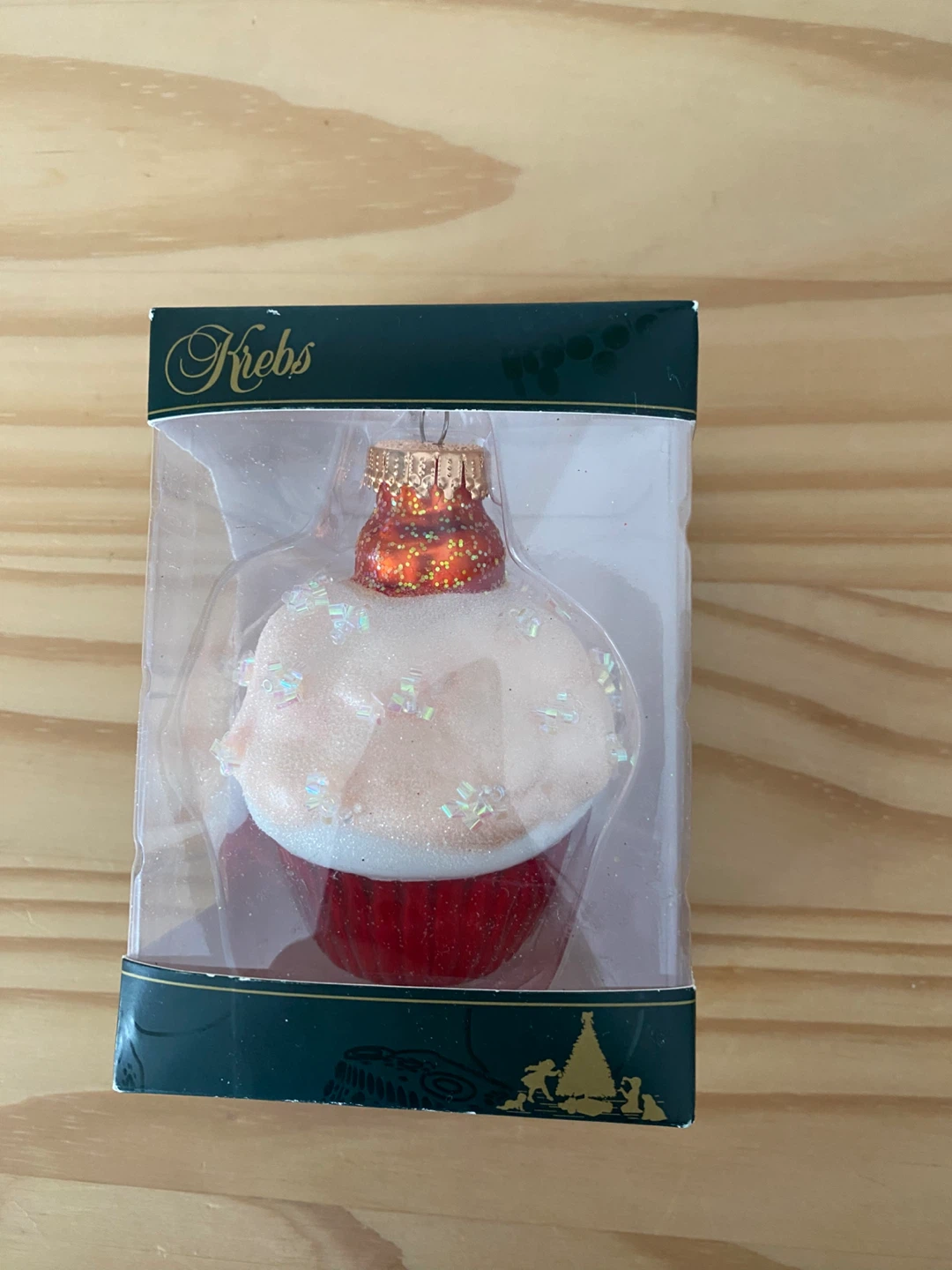 NEW! Cupcake Glass Ornament - photo 5