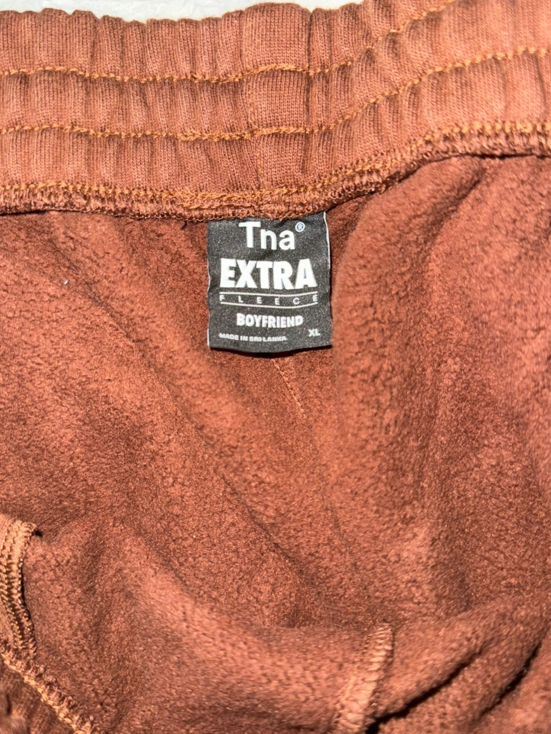 XL TNA Extra Boyfriend Sweatpants - Cognac XL/TG - photo 3