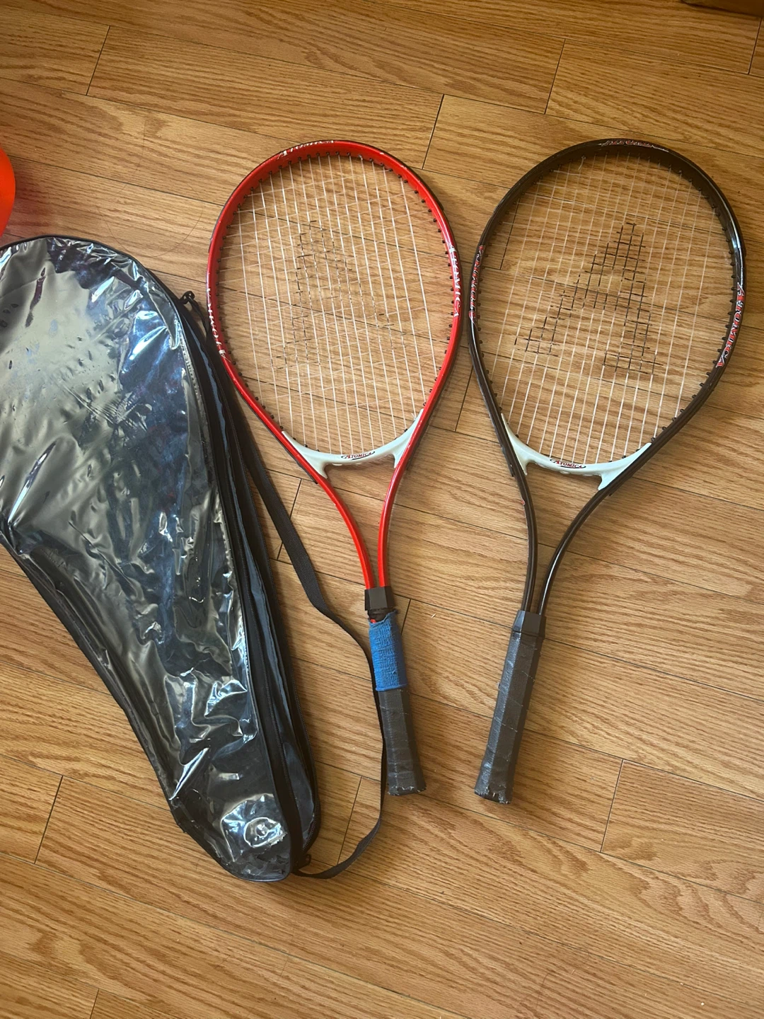 2x Atomica Tennis Racquets with Bag