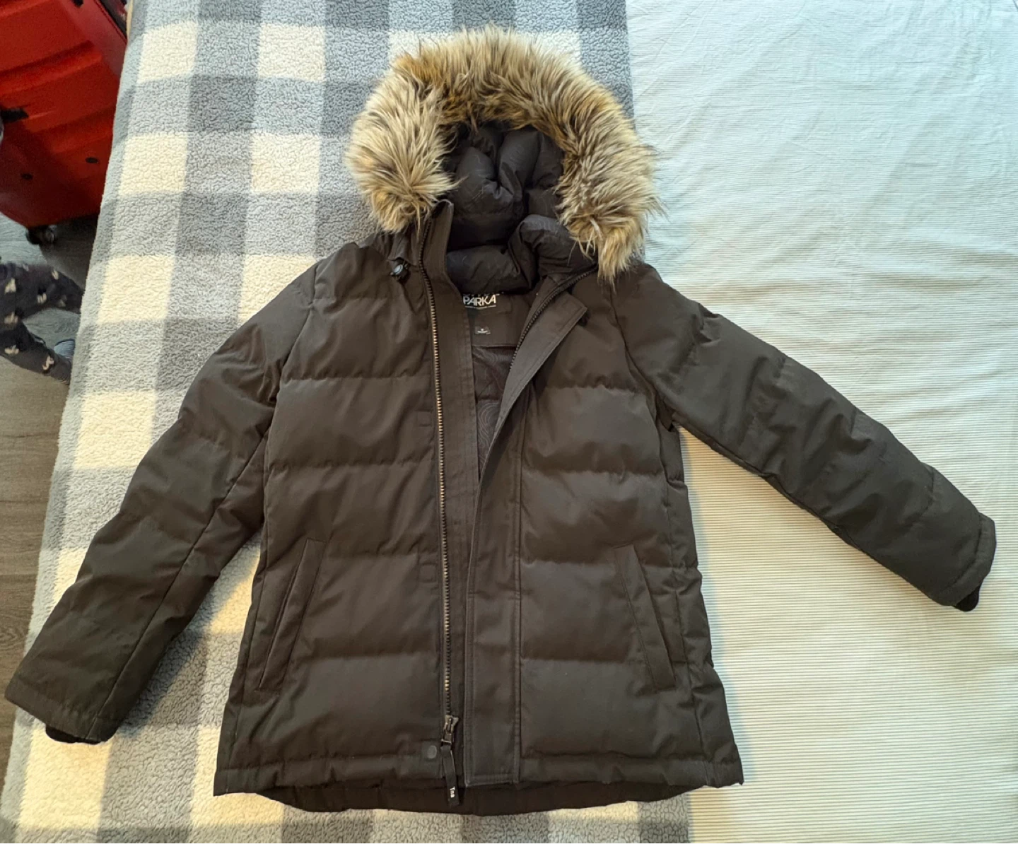 Aritzia Black Parka Jacket