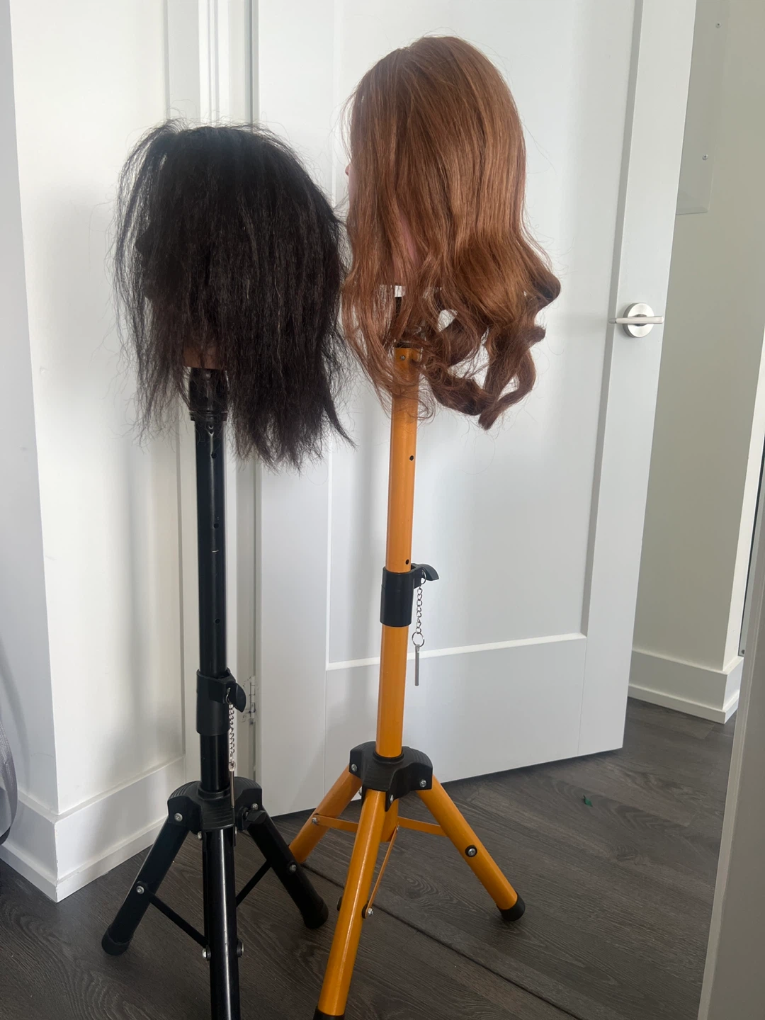 2 Mannequin Heads with Hair