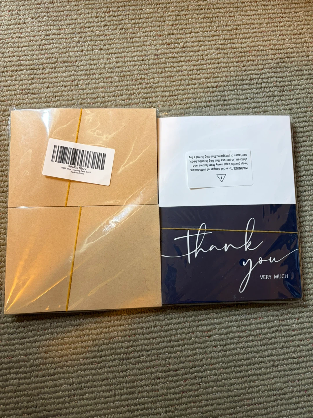 Thank you cards - pack of 24