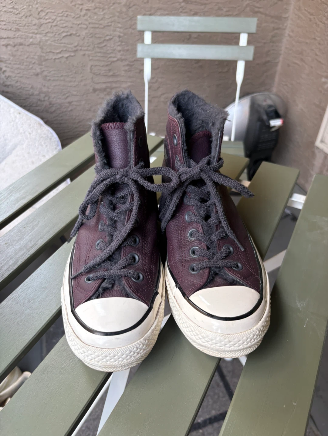 Converse Chuck Taylor All Star High Top Fur Lined Sneakers
