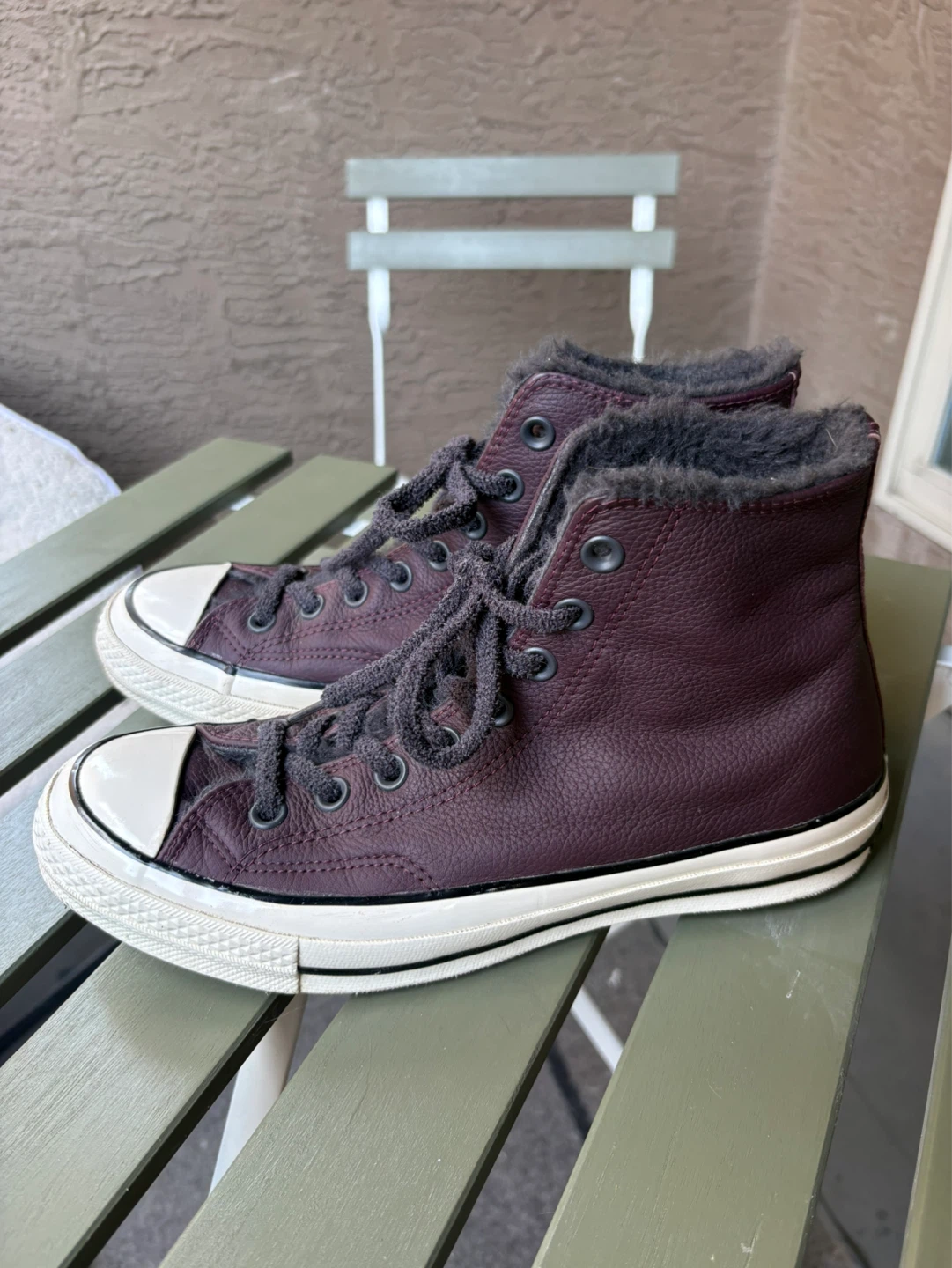 Converse Chuck Taylor All Star High Top Fur Lined Sneakers - photo 3