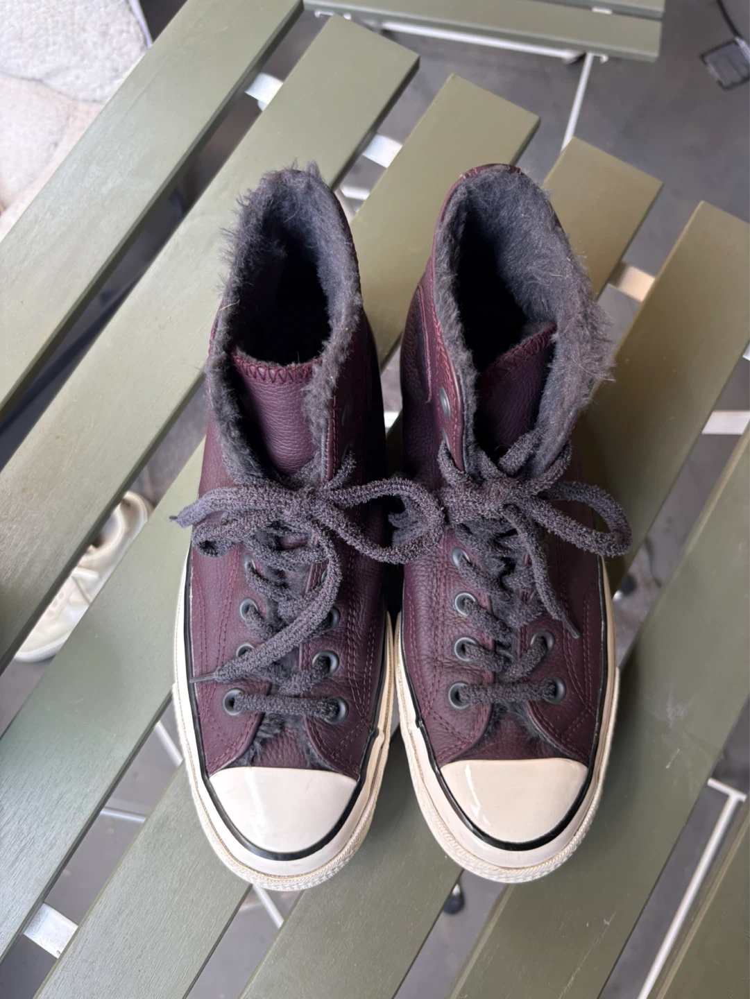 Converse Chuck Taylor All Star High Top Fur Lined Sneakers - photo 2