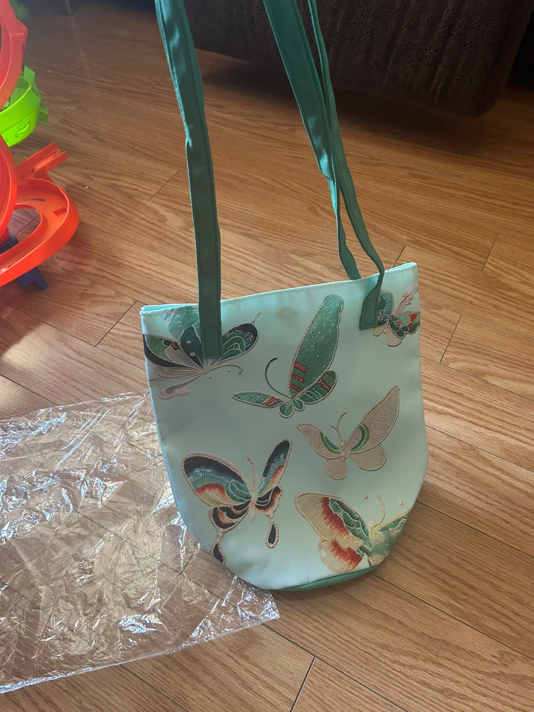Brand New Butterfly Print Tote Bag