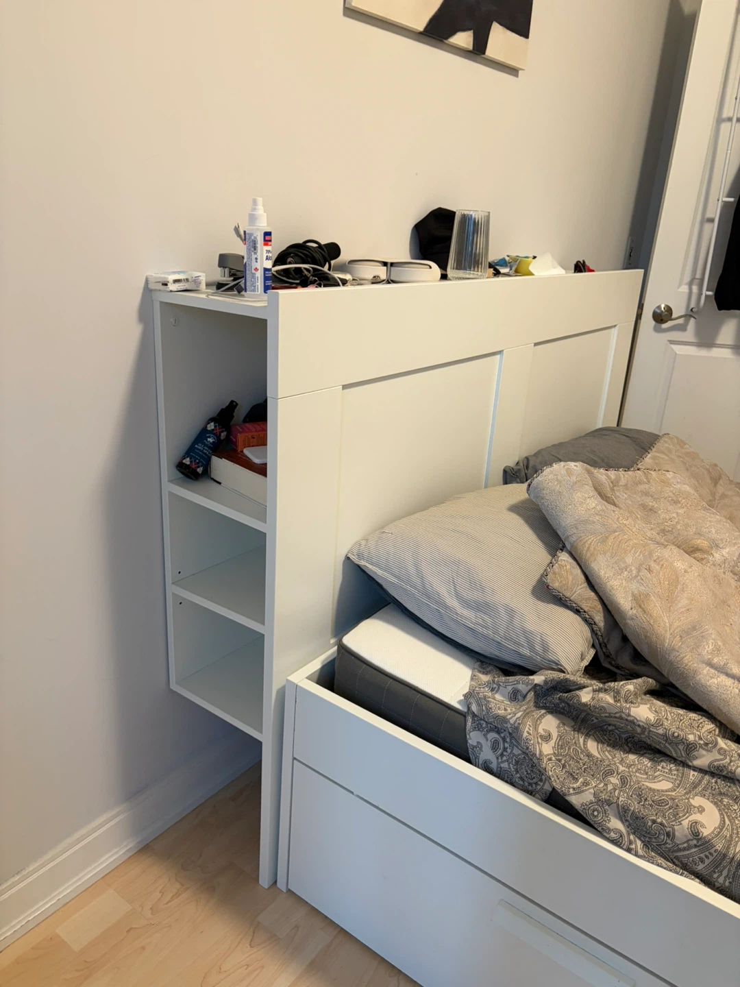 IKEA BRIMNES Bed Frame with Storage and Headboard - photo 4