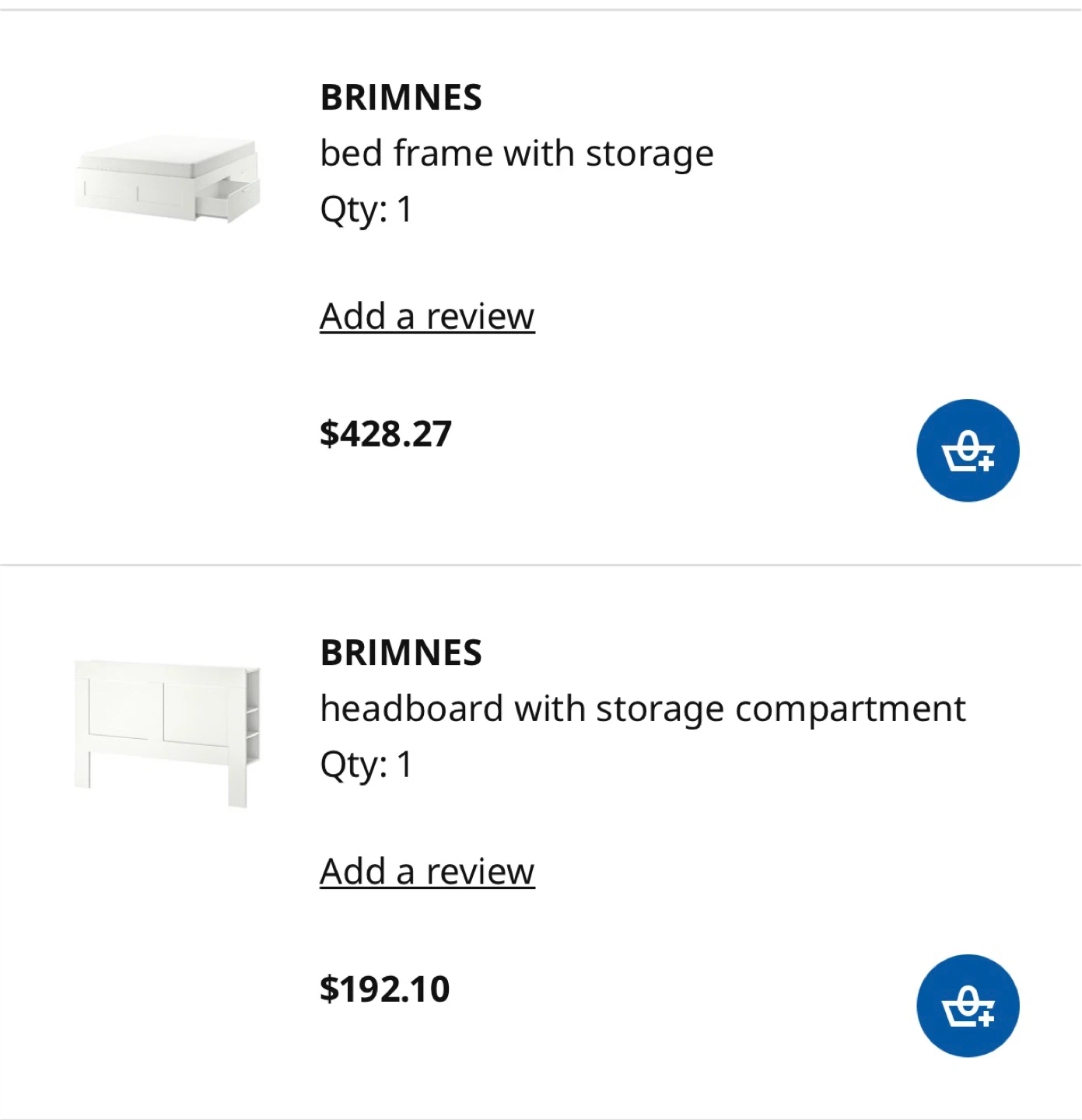 IKEA BRIMNES Bed Frame with Storage and Headboard - photo 5
