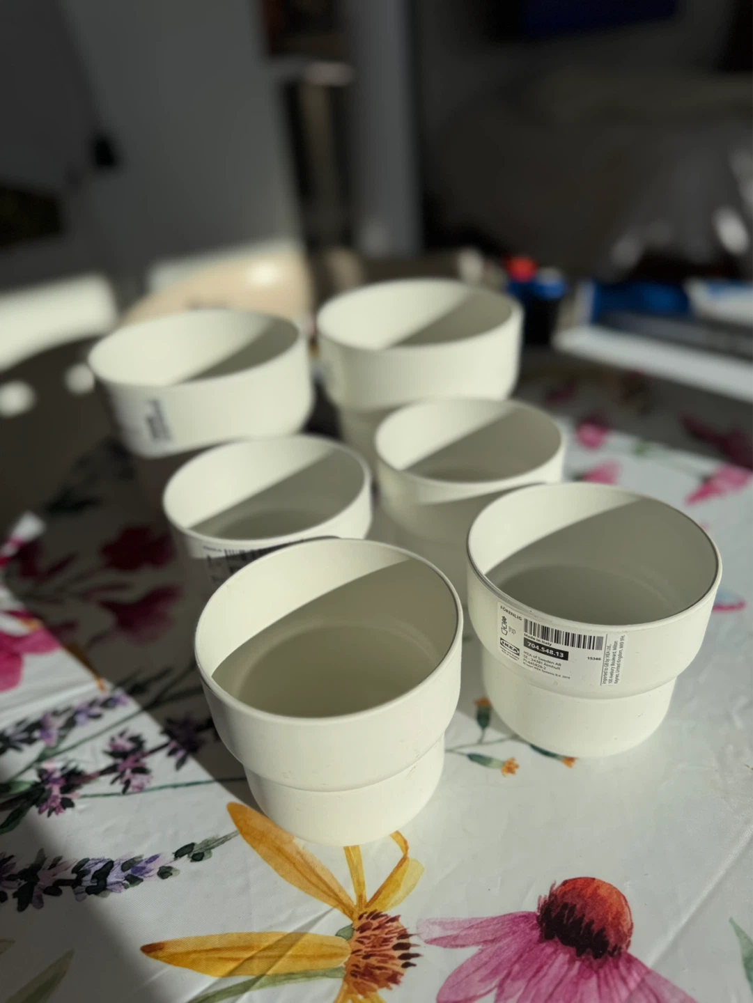 IKEA Förlenlig Planter Pots (Set of 6)