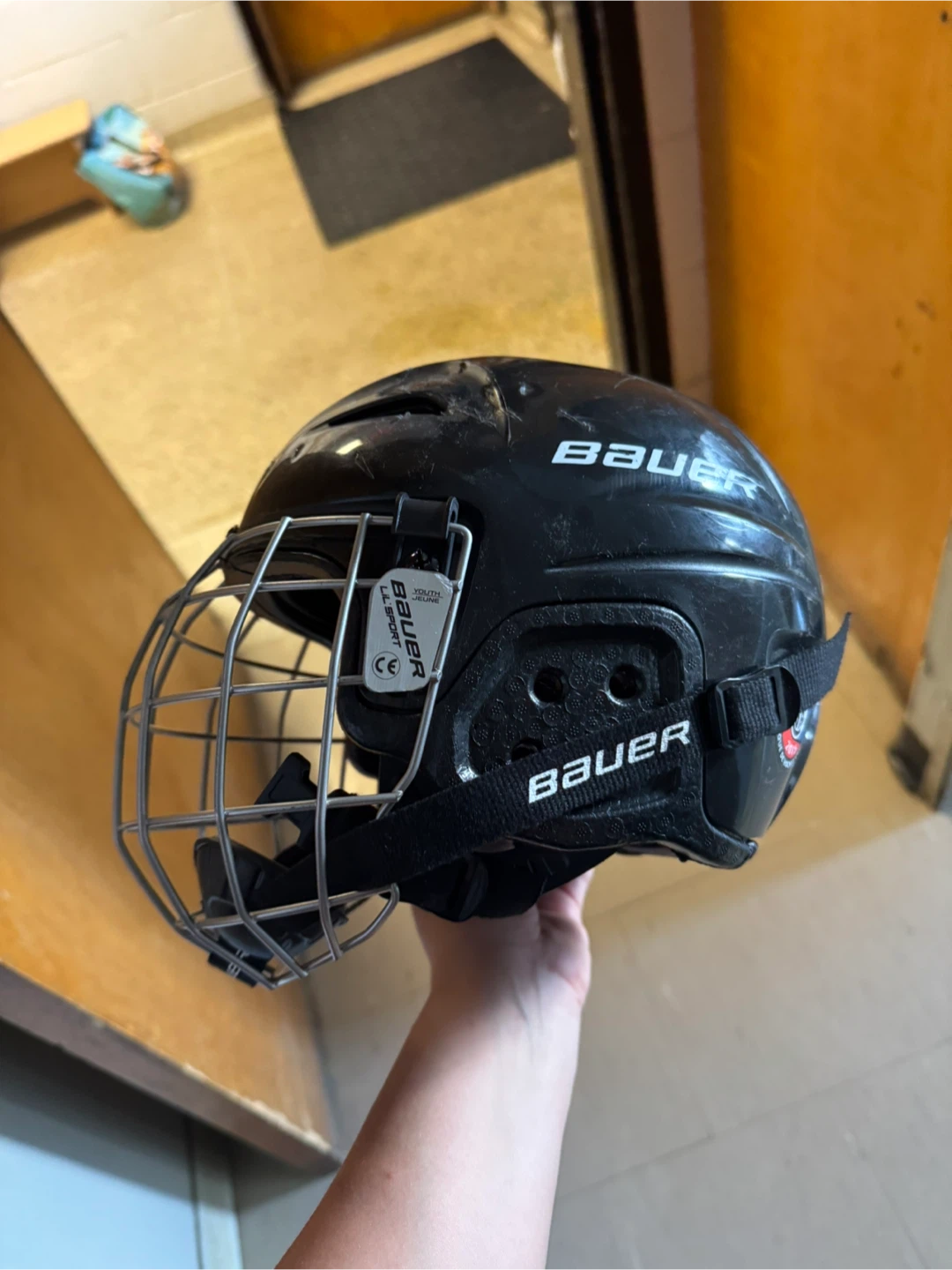 Bauer Lil Sport Hockey Helmet with Cage