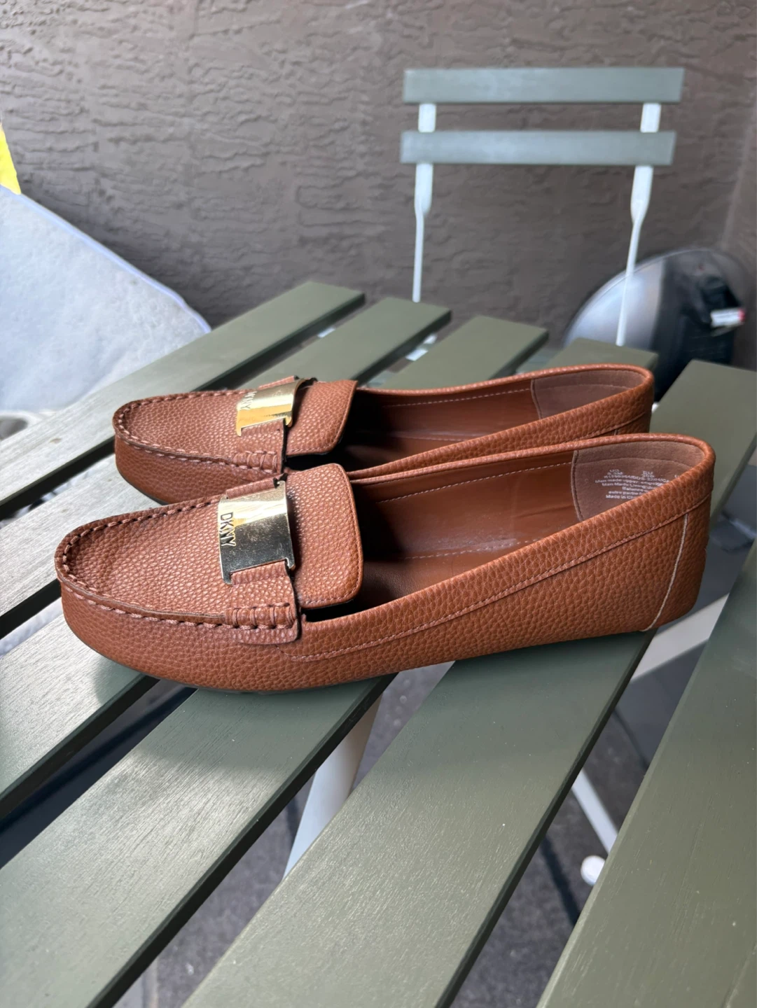 DKNY Women's Tan Loafers Size 8 - photo 3