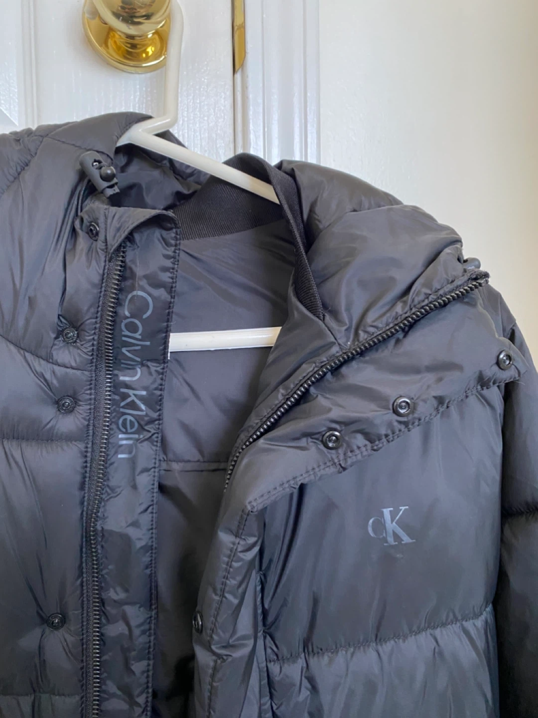 Calvin Klein Jeans Puffer Jacket - Black, Size M - photo 2