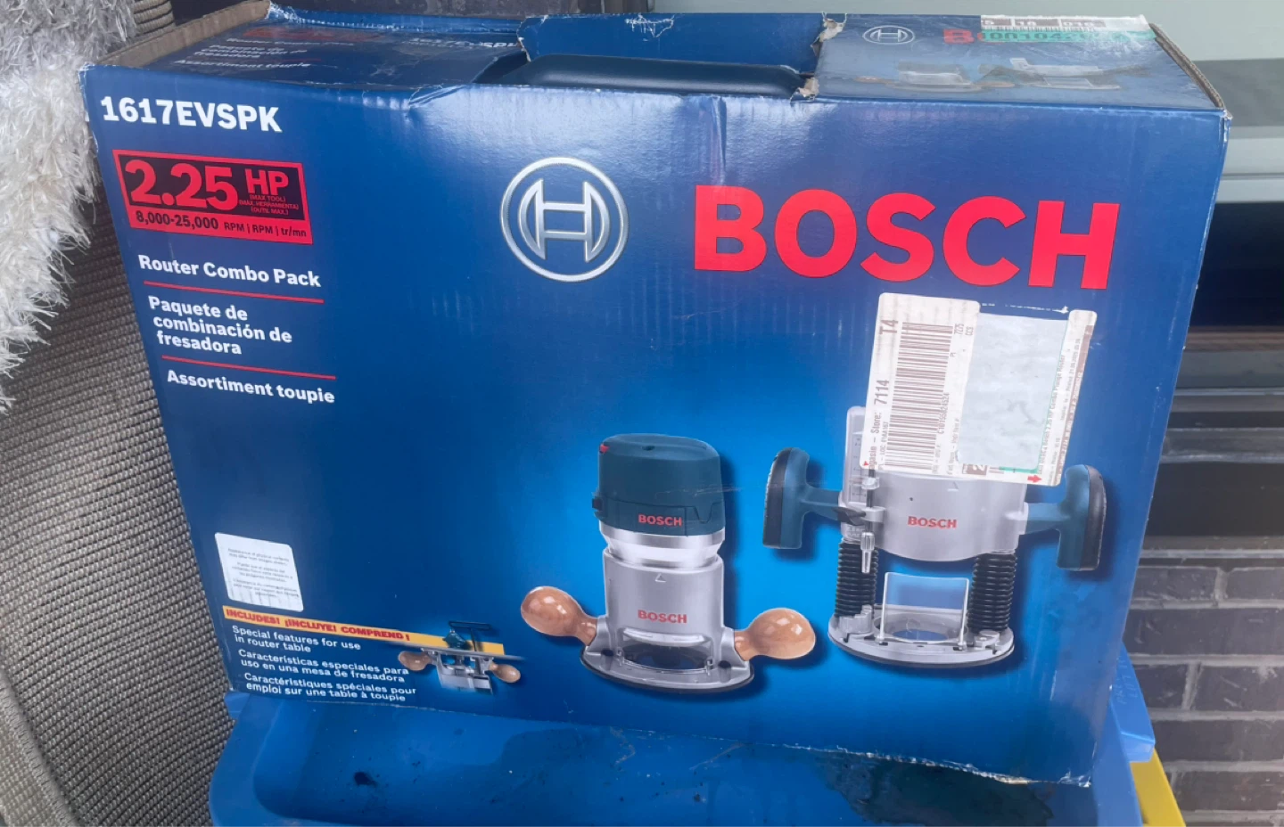 Bosch 1617EVSPK Router Combo Pack