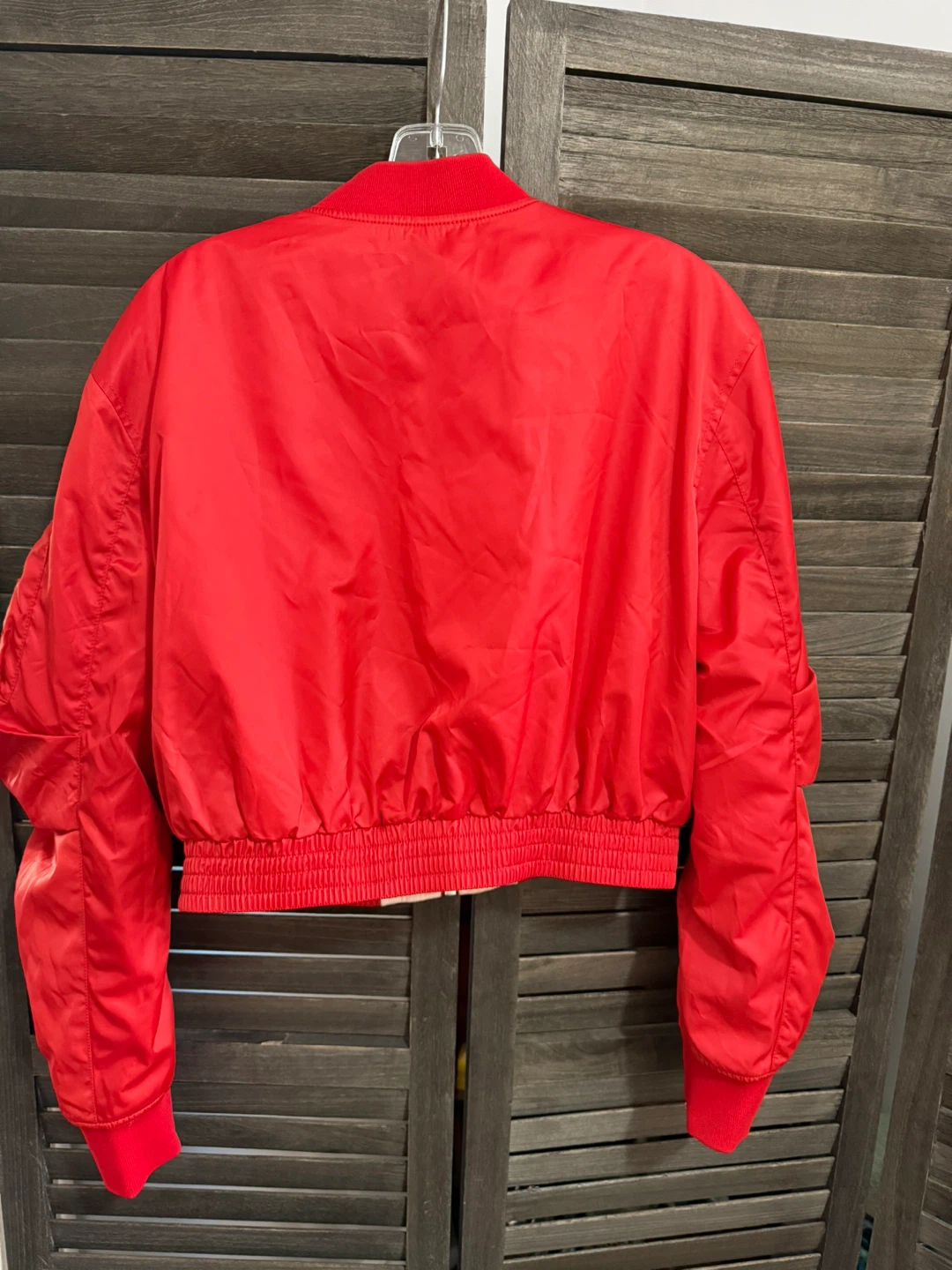 MO&Co. Red Bomber Jacket - Size M - photo 4
