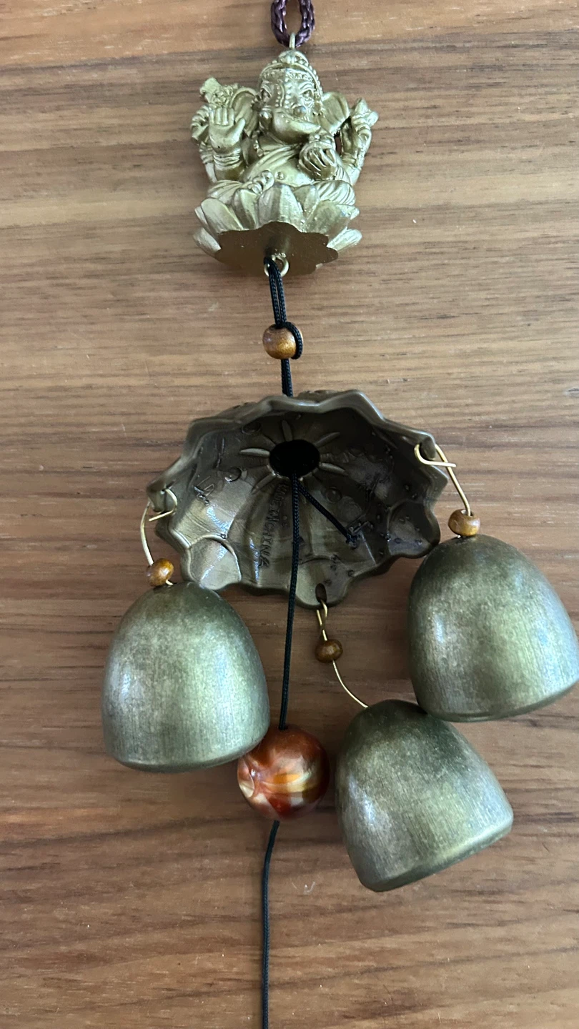 Beautiful chimes from Thailand with brass finish