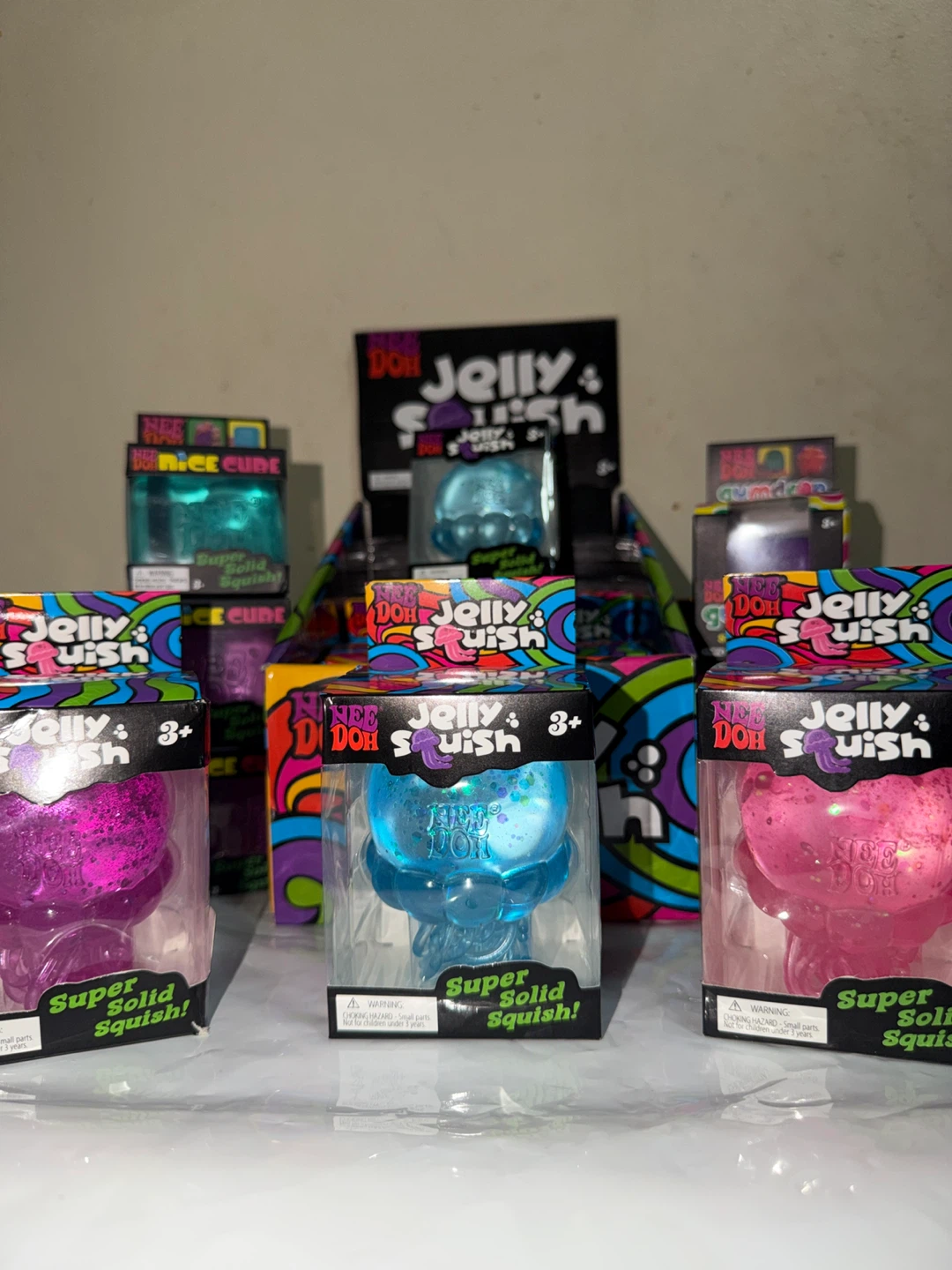 Nee Doh Jelly Squish Toys