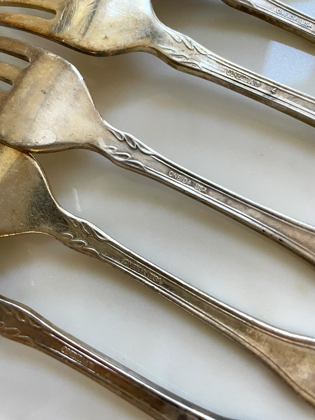 8 Vintage Silver Forks - photo 2