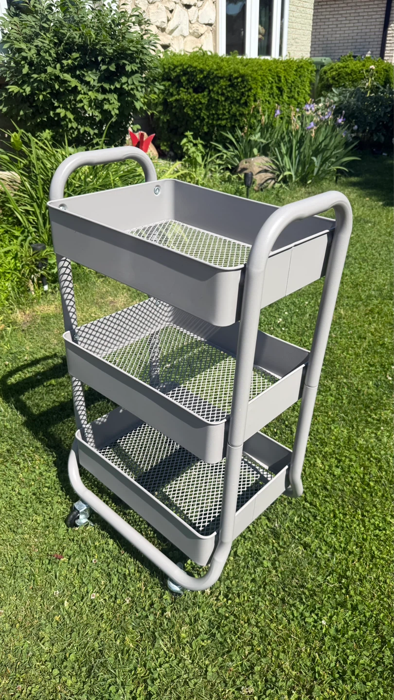 3-Tier Rolling Utility Cart