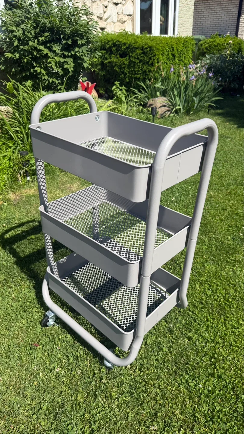 3-Tier Rolling Utility Cart