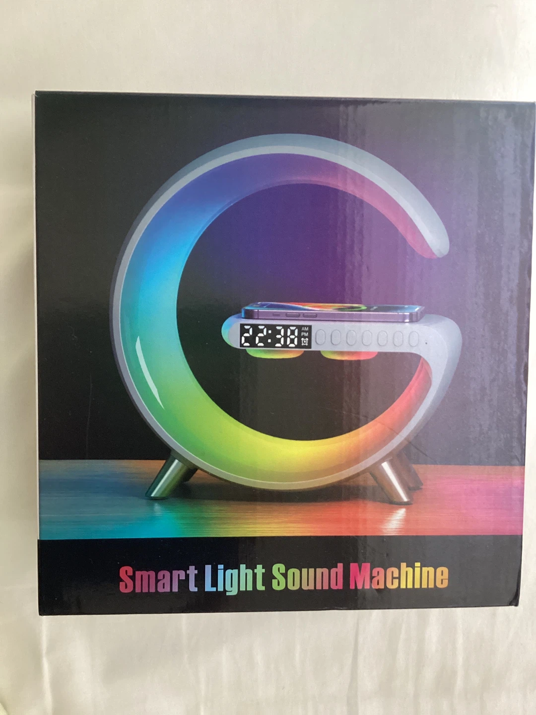 Smart Light Sound Machine with Wireless Charger - photo 3