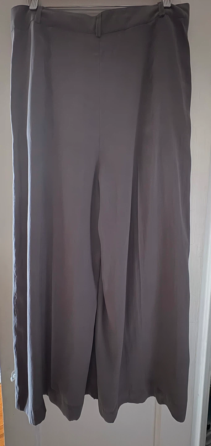 ZARA palazzo pants, taupe/gray color - photo 5