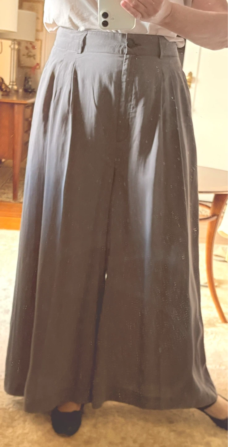ZARA palazzo pants, taupe/gray color
