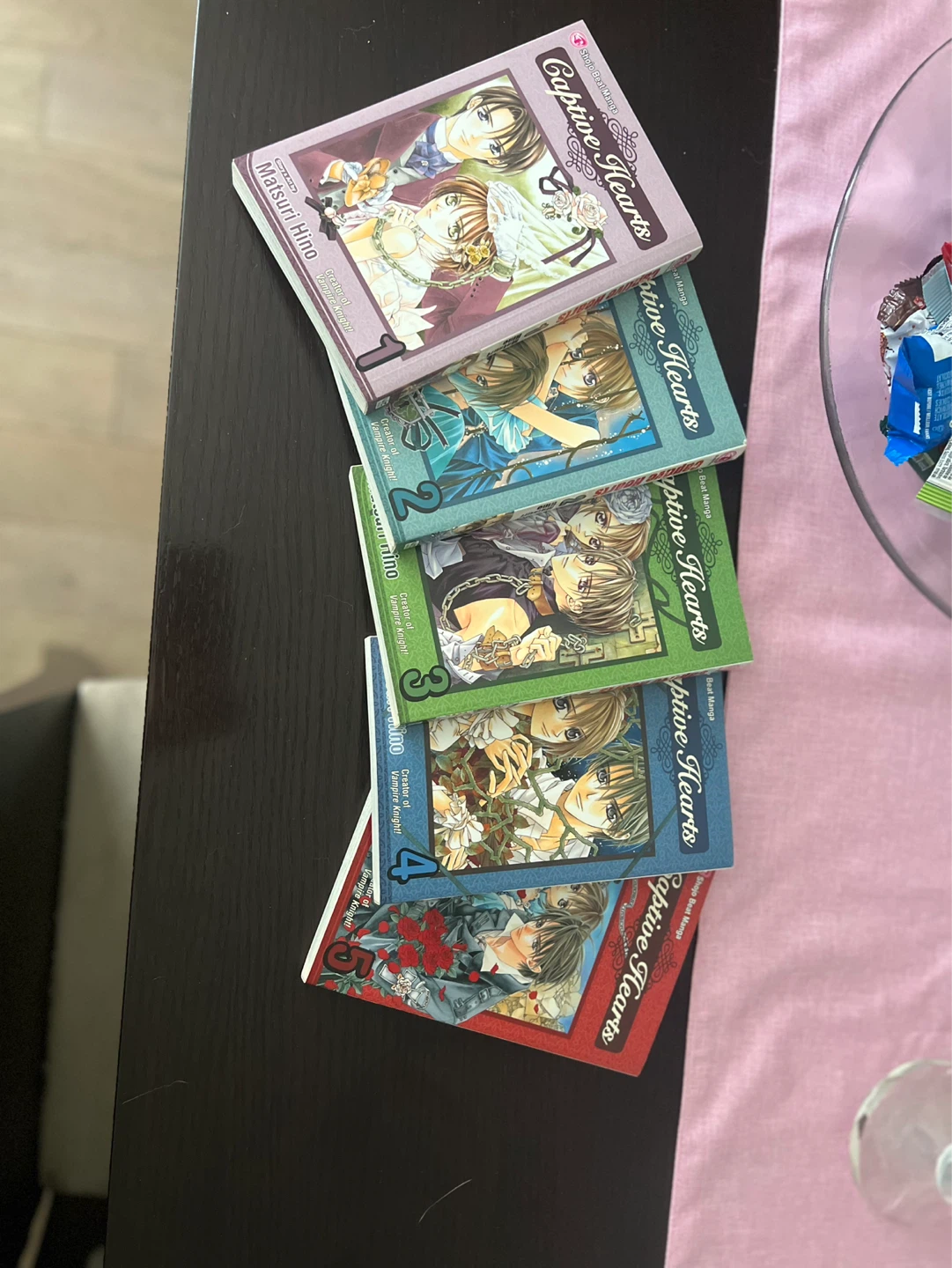 Captive Hearts Manga Volumes 1-5