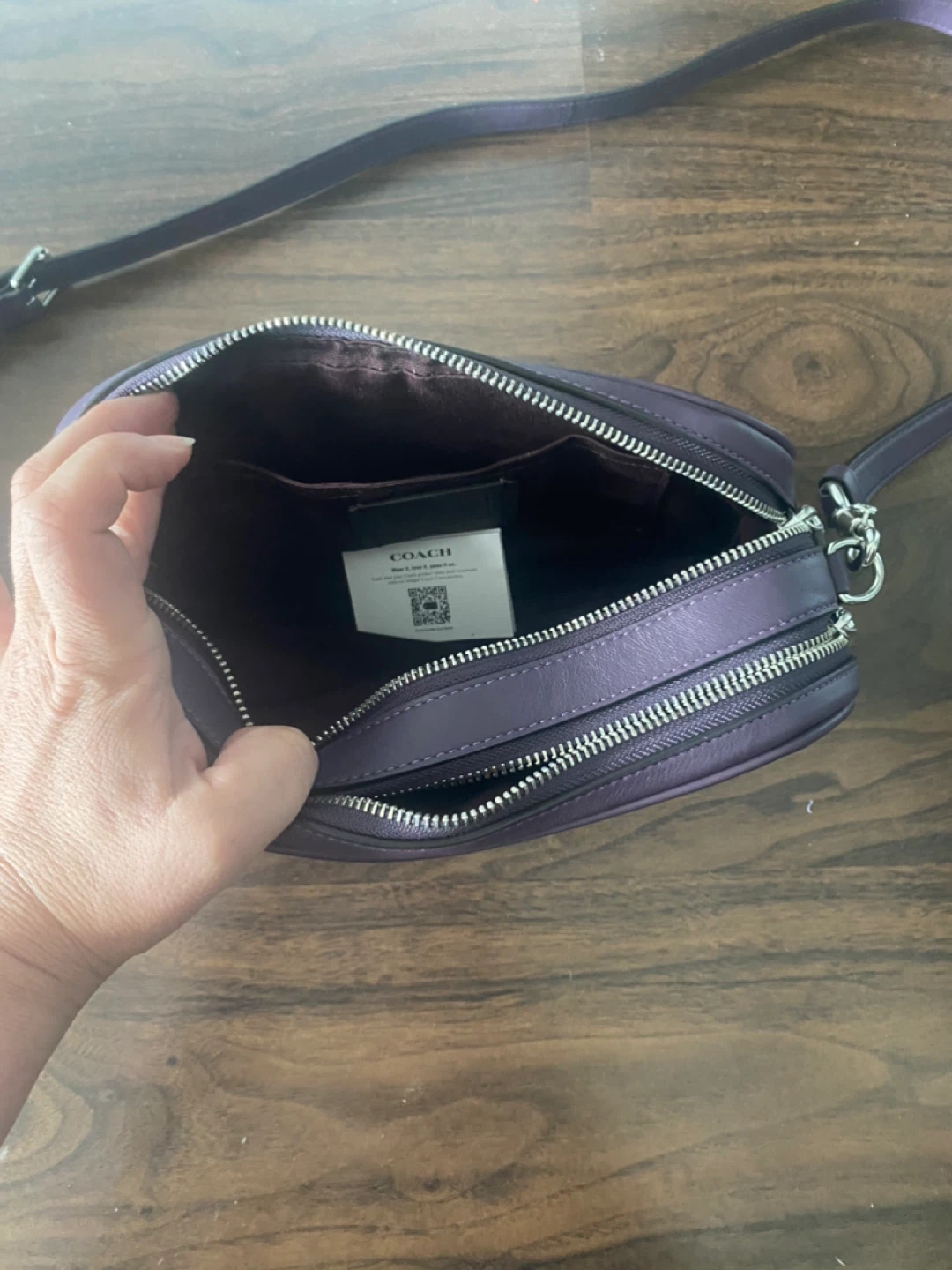 Coach Puffy Shoulder Bag - Purple - photo 4