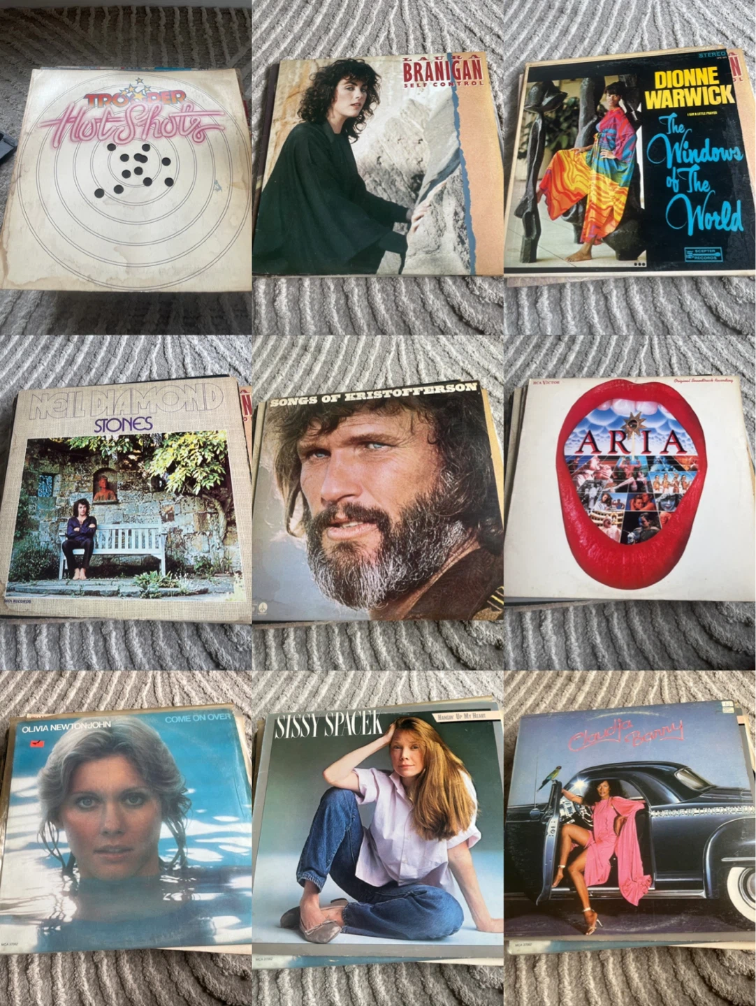 $7-8 Assorted Vinyl Records Collection