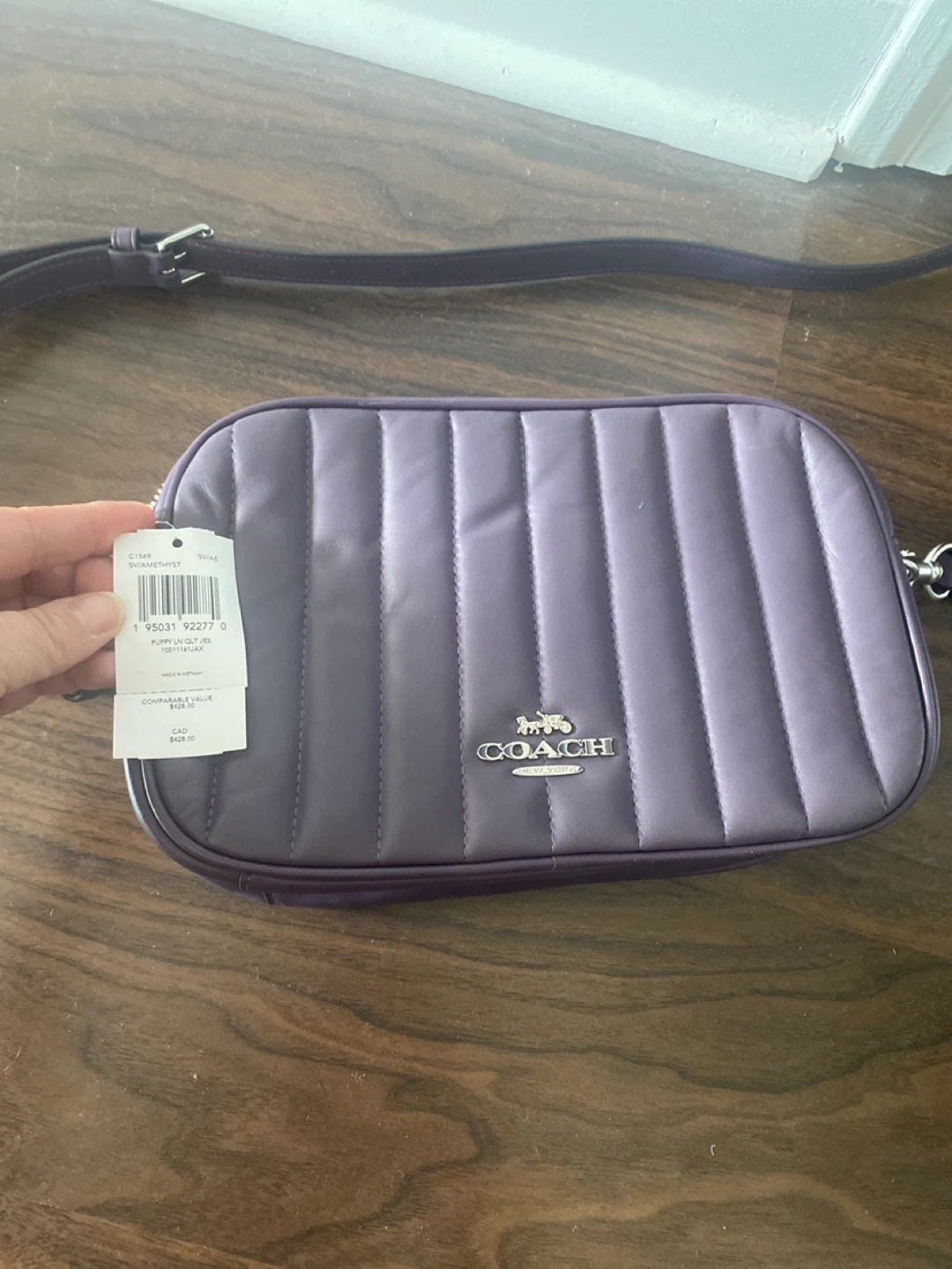 Coach Puffy Shoulder Bag - Purple - photo 5