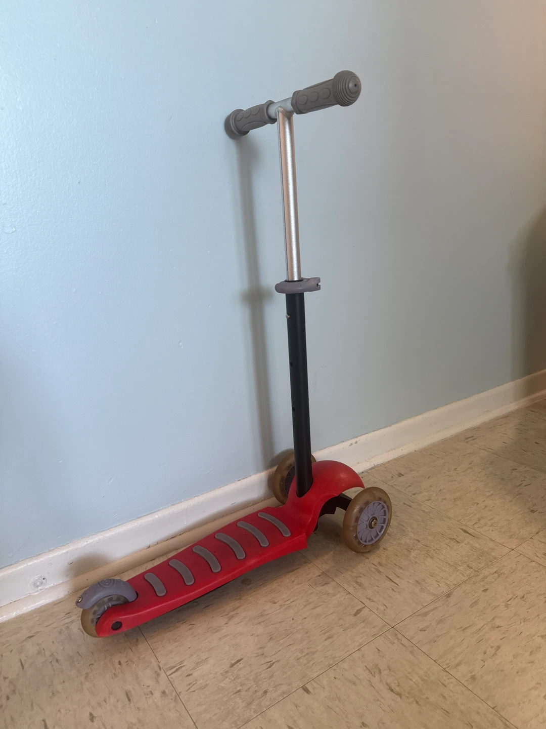 Red 3-Wheel Scooter for Kids