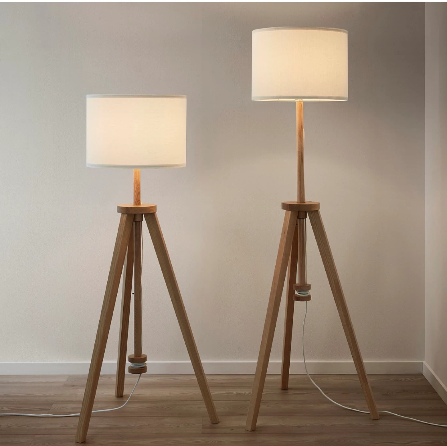 IKEA LAUTERS Floor Lamp - Ash/White - photo 3