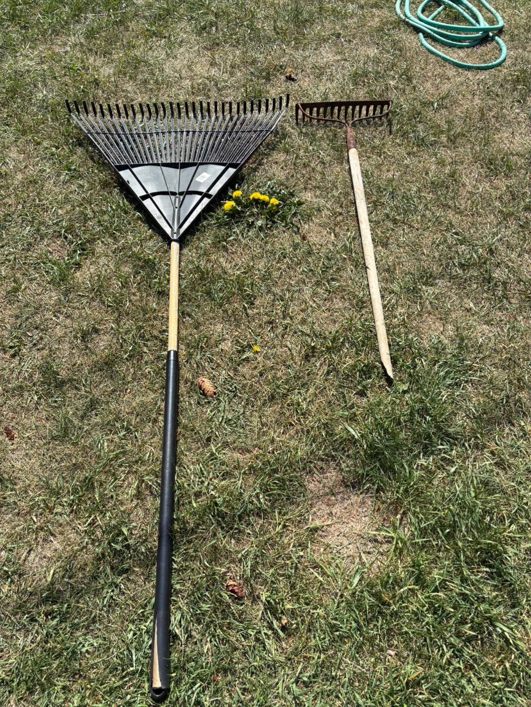 Leaf Rake and Garden Rake