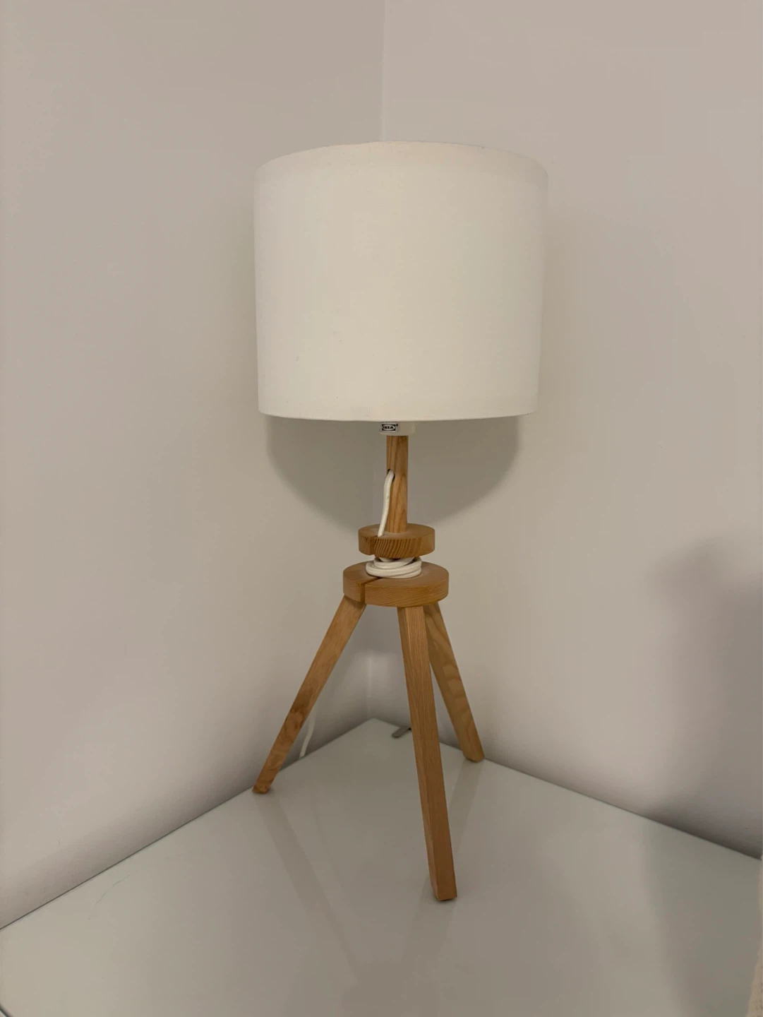 IKEA LAUTERS Table Lamp - Ash/White - photo 4