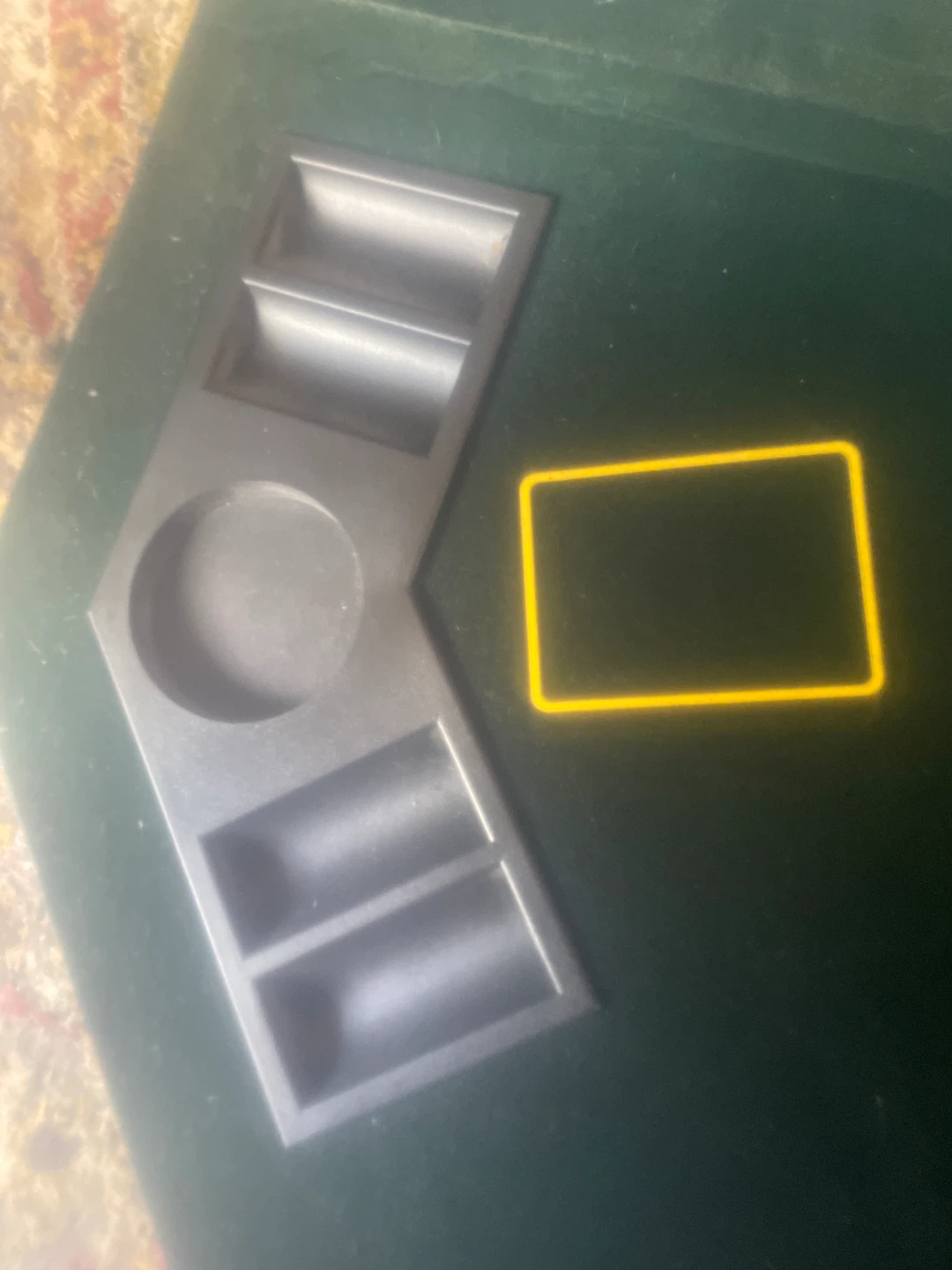 Casino Dealer's Choice Poker Table Top with Chips - photo 3