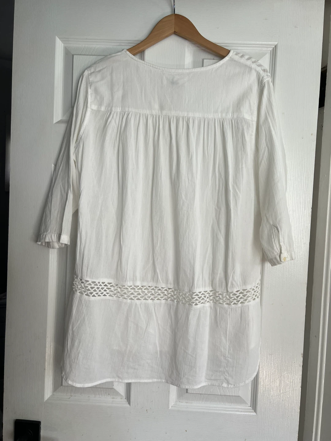 White Embroidered Tunic Top - photo 2