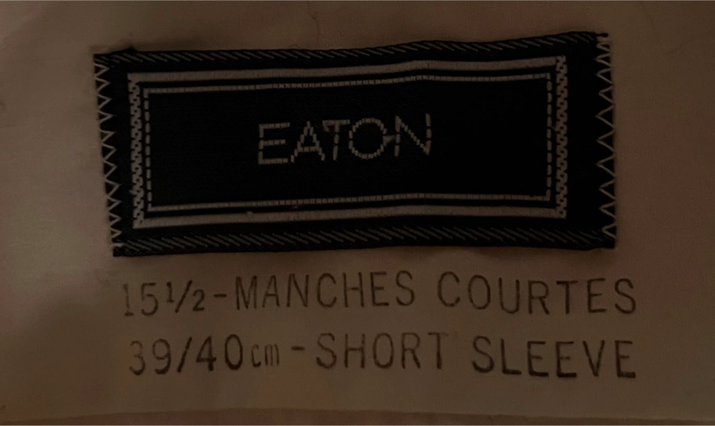 Eaton Men's Short Sleeve Button-Up Shirt Size 15 1/2 - photo 4