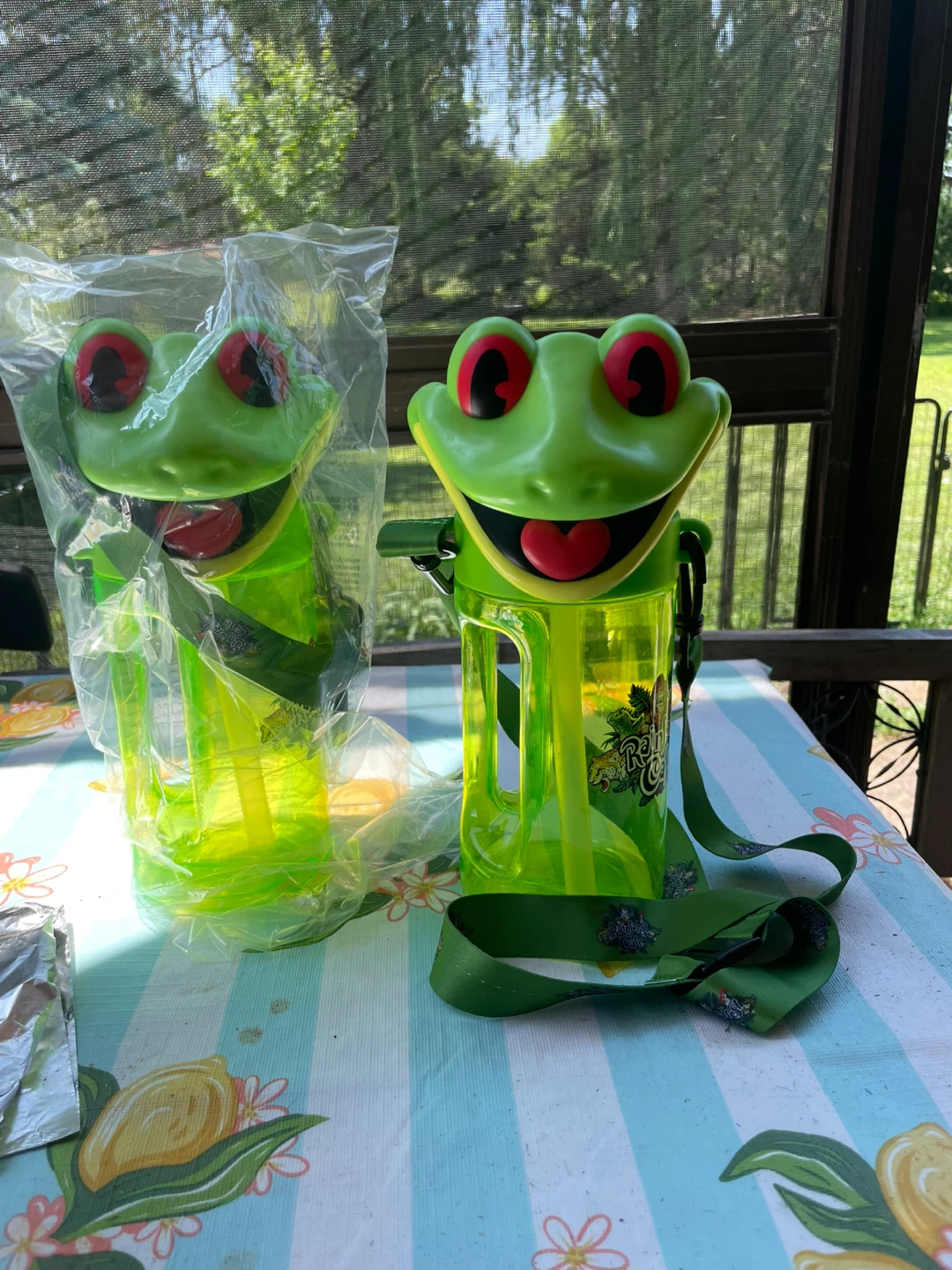 Frog Sipper Cup with Strap