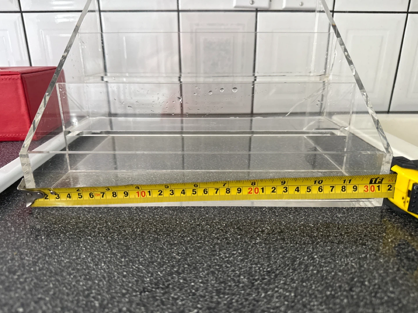 Acrylic tiered display stand