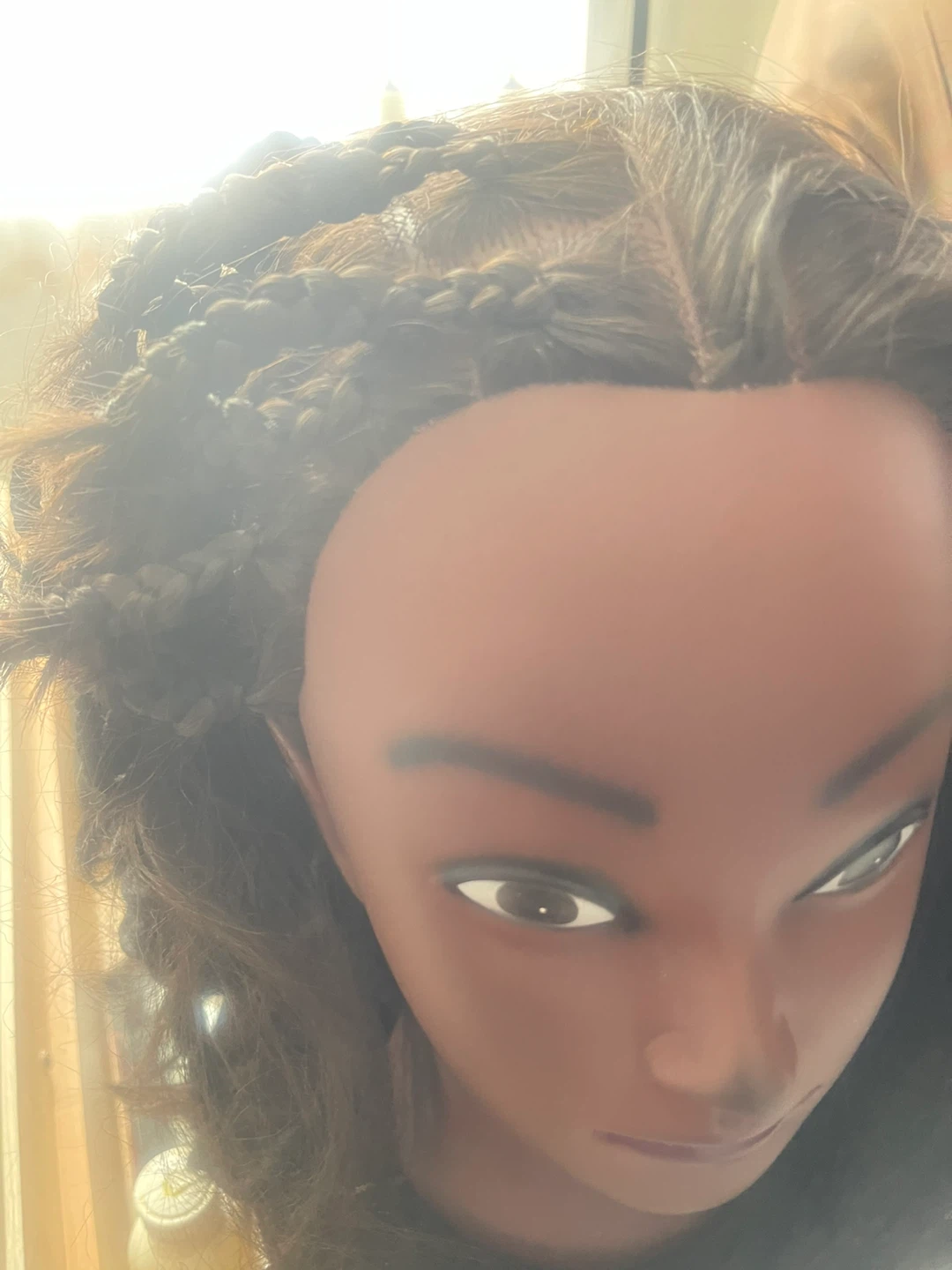 Braiding Hair Practice Mannequin Head