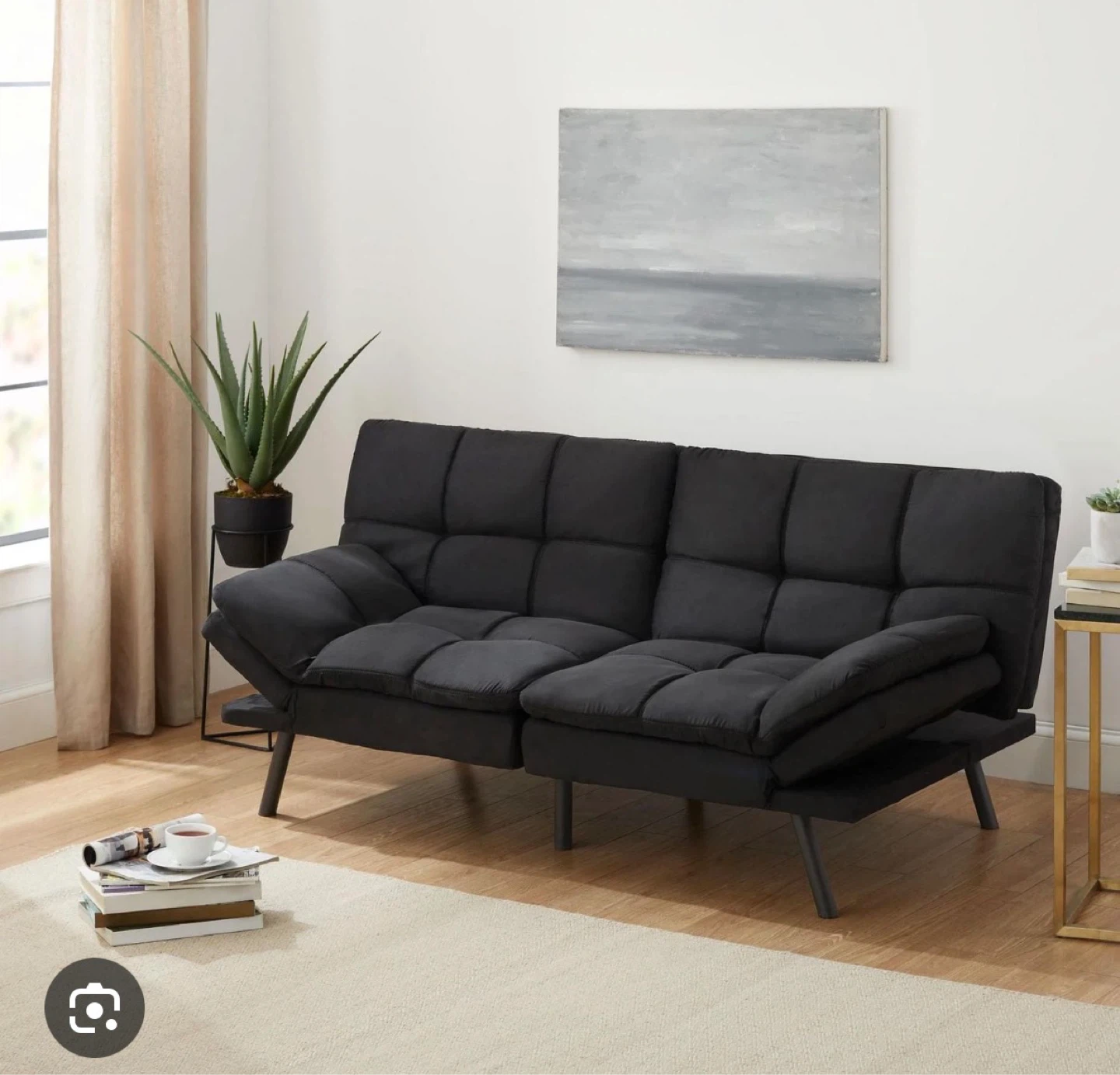 Black Futon Sofa