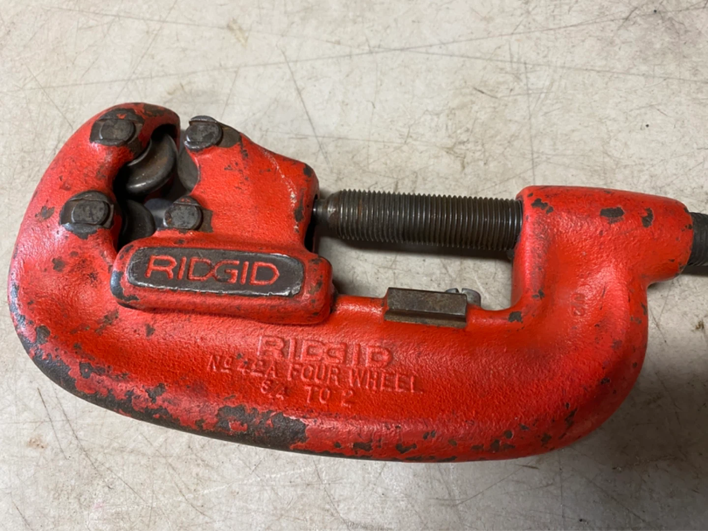 Ridgid 42-A four wheel HD pipe cutter - photo 2