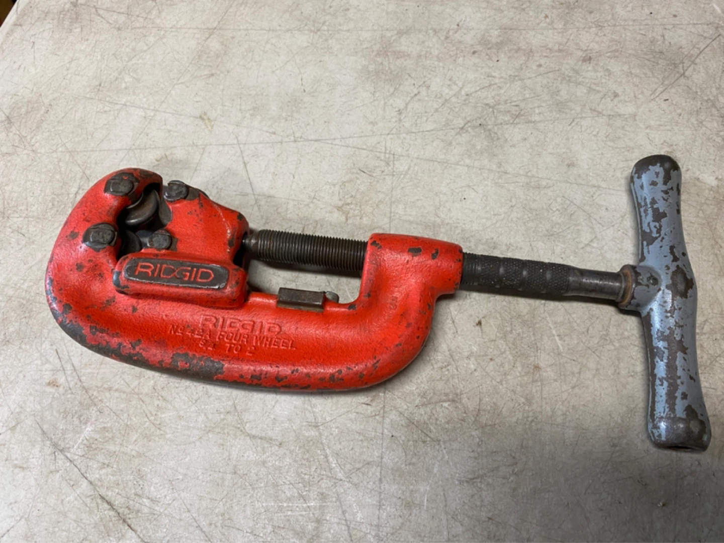 Ridgid 42-A four wheel HD pipe cutter