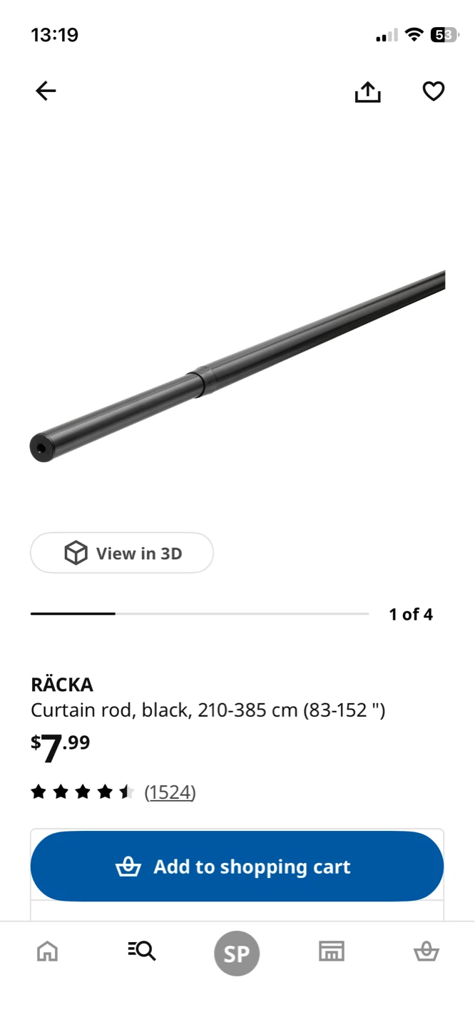 curtain hardware from Ikea - photo 4