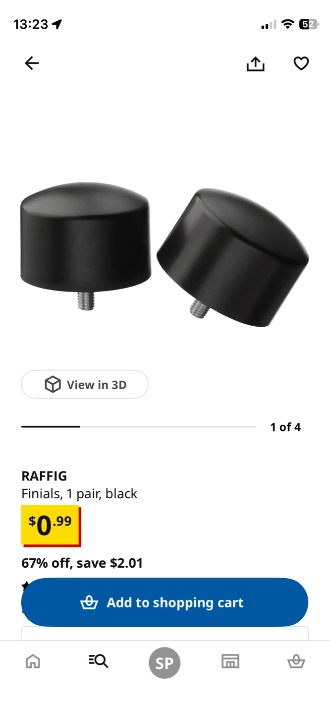 curtain hardware from Ikea - photo 3